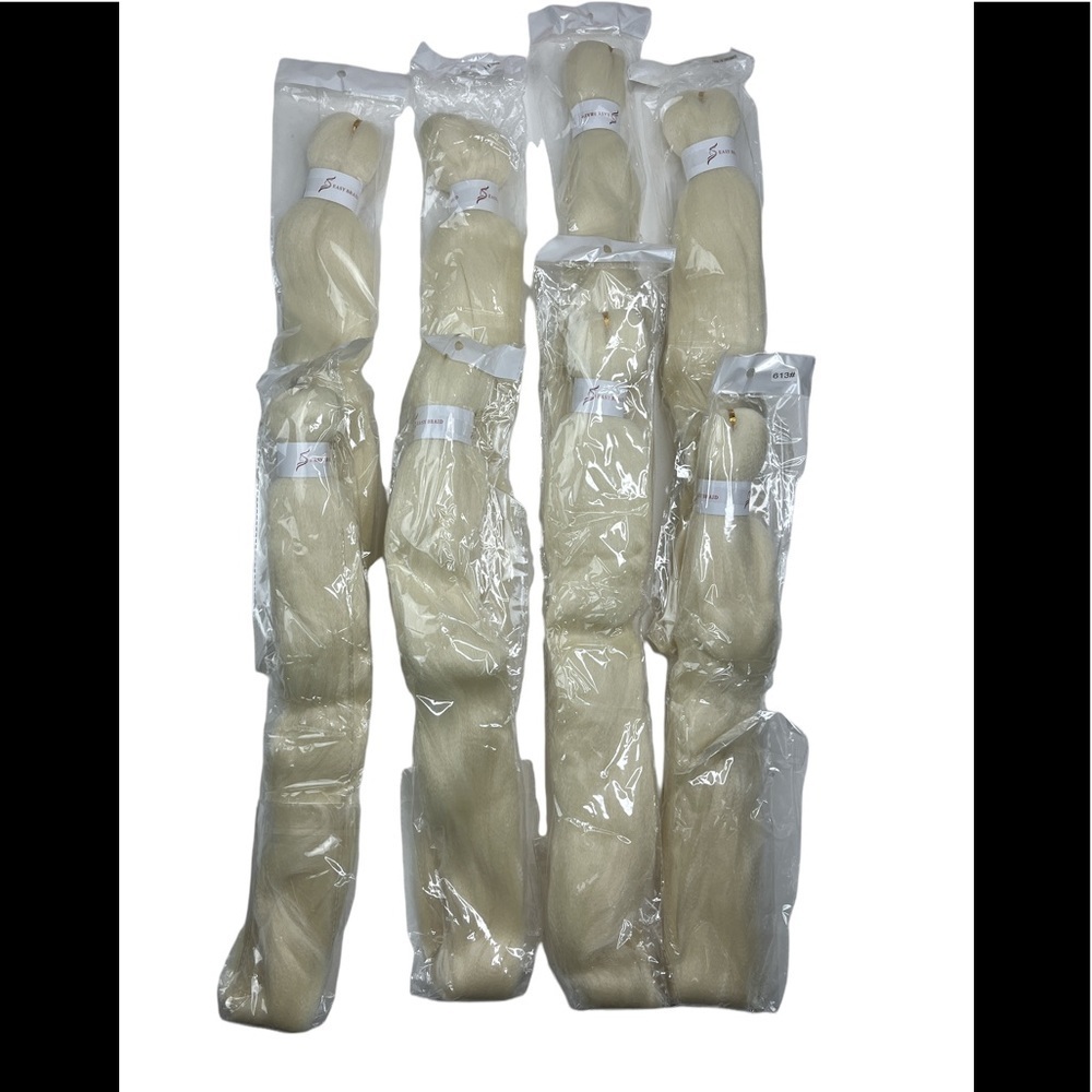 New Easy Braid Crochet Hair Pre Stretched Braiding Hair Extensions Hot Water Set